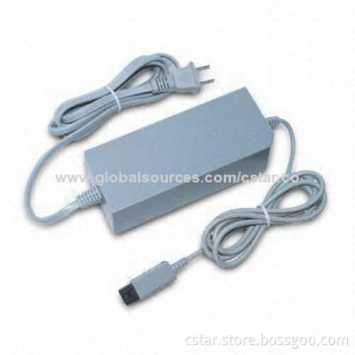 AC Adapter for Wii Console, 100 to 24V AC Input Voltage and 12V DC, 3.7A Output Voltage